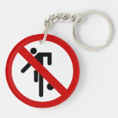 Porte-clés NO Ball Games ⚠ Thai Park ⚠ (Dos)