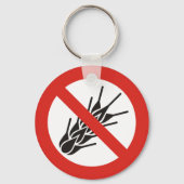Porte-clés No Gluten Sign Keychain (Recto)