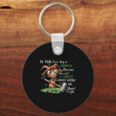 Porte-clés No How Big A Hammer You Use You Can't Knock Common (Recto)