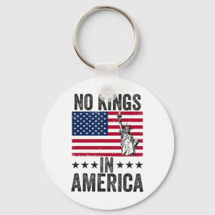 Porte-clés No Kings In America Flag Protest Save Democracy 6