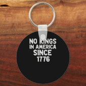 Porte-clés No Kings In America Since 1776 Democrats Patriotic (Recto)