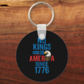 Porte-clés No Kings In America Since 1776 Shirt No Kings Men (Recto)