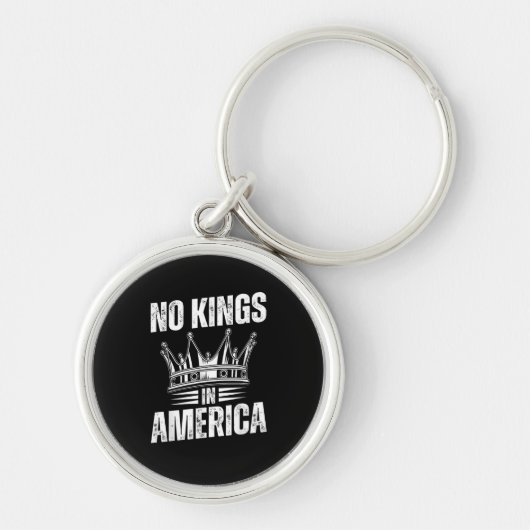 Porte-clés No Kings In America United States Independence Vin (Devant)