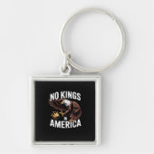Porte-clés No Kings In America We The People Patriotic Style (Devant)