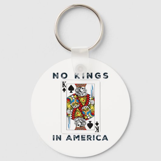 Porte-clés No Kings In America We The People Political Creati (Recto)