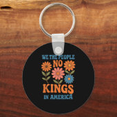 Porte-clés No Kings In America We The People Retro Lovers (Recto)
