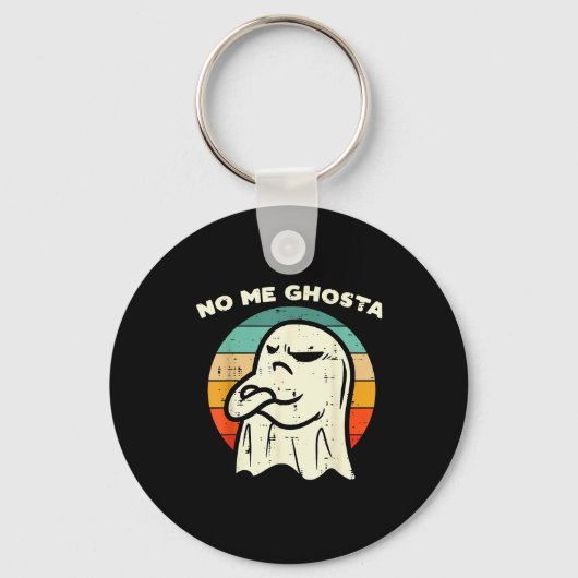 Porte-clés No Me Ghosta Funny Ghost Mexican Halloween Men Wom (Recto)