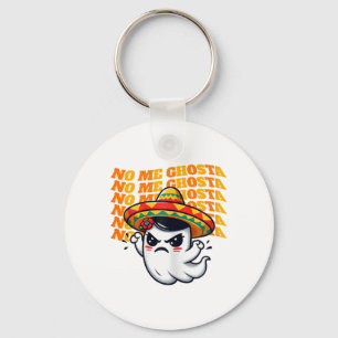 Porte-clés No Me Ghosta Funny Mexicaine Halloween Fantôme Fem