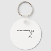 Porte-clés No New Tools Today Funny  (Recto)