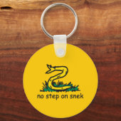 Porte-clés No step on snek memes (Recto)