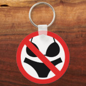 Porte-clés No swimsuits Allowed Sign (Recto)