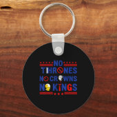 Porte-clés No Thrones No Crowns No Kings (Recto)
