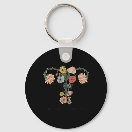 Porte-clés No Uterus No Opinion Feminist Pro Choice Women's R (Recto)