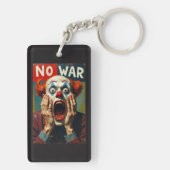 Porte-clés No War On Iran Peace  (Dos)