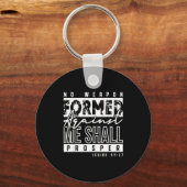 Porte-clés No Wean Formed Against Me Shall Prosper Christian  (Recto)