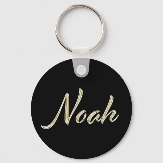 Porte-clés Noah Name whitegold Button (Recto)