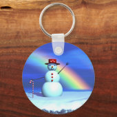 Porte-clés Noël 3D Snowman (Recto)