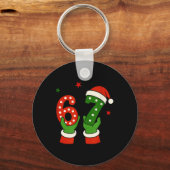 Porte-clés Noël 67 Six Sept Funny Gen Z Alpha Argot Mème (Recto)
