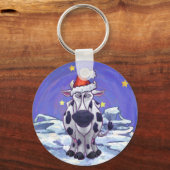 Porte-clés Noël à la vache (Recto)