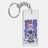 Porte-clés Noël à la vache (Devant gauche)