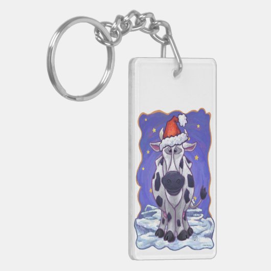 Porte-clés Noël à la vache (Devant gauche)
