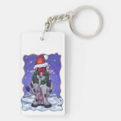 Porte-clés Noël à la vache (Dos)