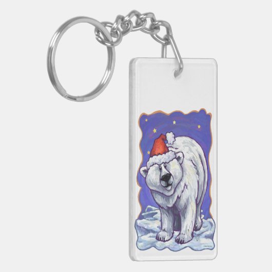 Porte-clés Noël à l'ours polaire (Devant gauche)