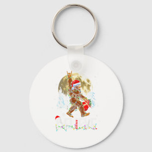 Porte-clés Noël amusant Xmas Bigfoot Croire Sasquatch en
