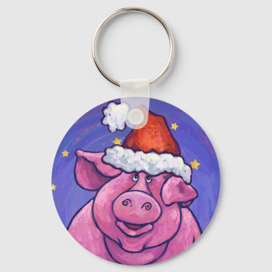 Porte-clés Noël au porc (Recto)