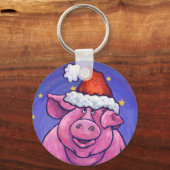 Porte-clés Noël au porc (Recto)