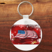 Porte-clés Noël aux USA (Recto)