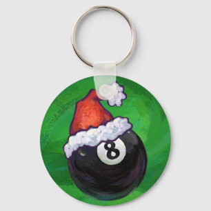 Porte-clés Noël Balle 8 Verte