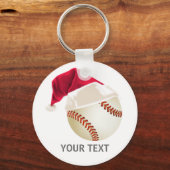 Porte-clés Noël baseball (Recto)