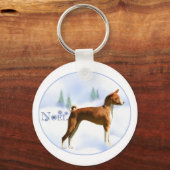 Porte-clés Noel Basenji Porte - clé (Recto)