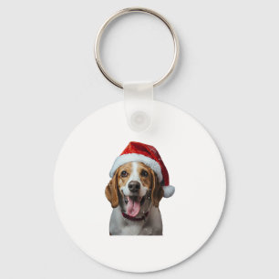 Porte-clés Noël beagle