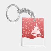 Porte-clés Noël blanc (Devant gauche)