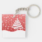 Porte-clés Noël blanc (Dos)