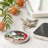 Porte-clés Noël - Cockapoo - kc (Côté)