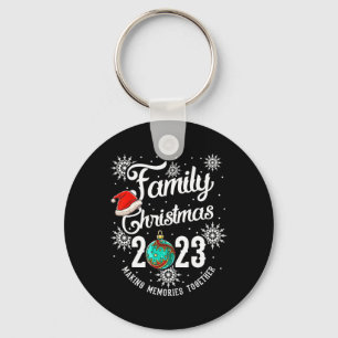 Porte-clés Noël de famille 2023 Rassembler les souvenirs