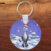 Porte-clés Noël de l'âne (Recto)