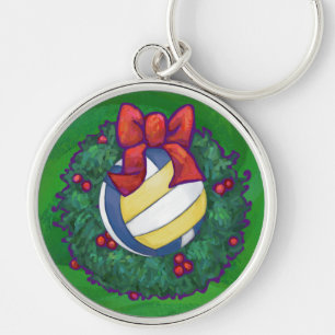 Porte-clés Noël de volley-ball
