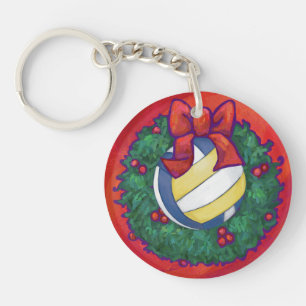 Porte-clés Noël de volley-ball