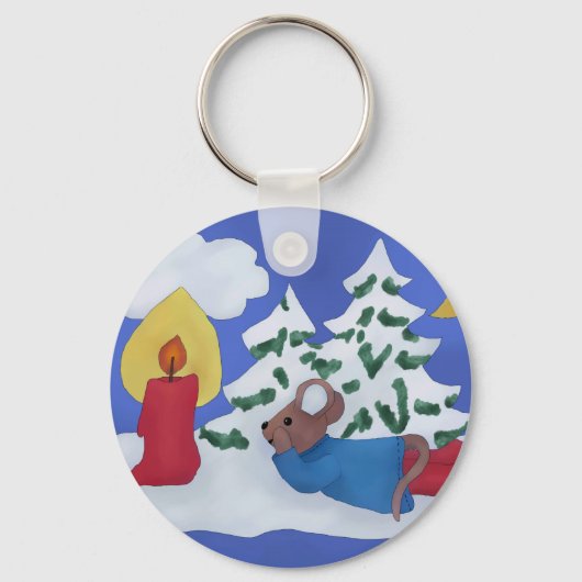 Porte-clés Noël des souris (Recto)