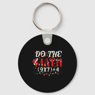 Porte-clés Noël Drôle Fais Le Calcul Mème (9x7)+4 Cadeau Appr