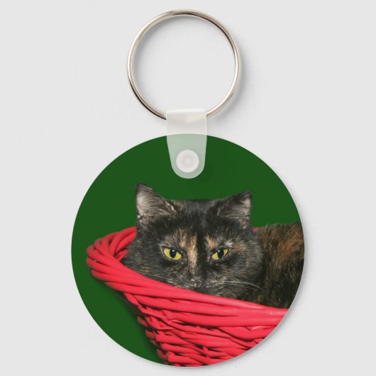 Porte-clés Noël du chat Toristeshell (Recto)
