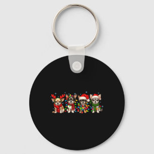 Porte-clés Noël du Chihuahua