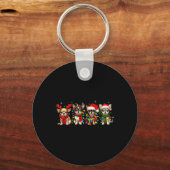Porte-clés Noël du Chihuahua (Recto)