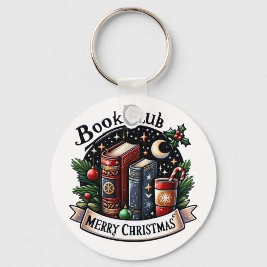 Porte-clés Noël du Club du livre (Recto)