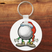 Porte-clés Noël du golf (Recto)