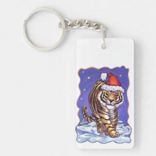 Porte-clés Noël du tigre